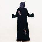 Navy velvet with Jellyfish embroidery