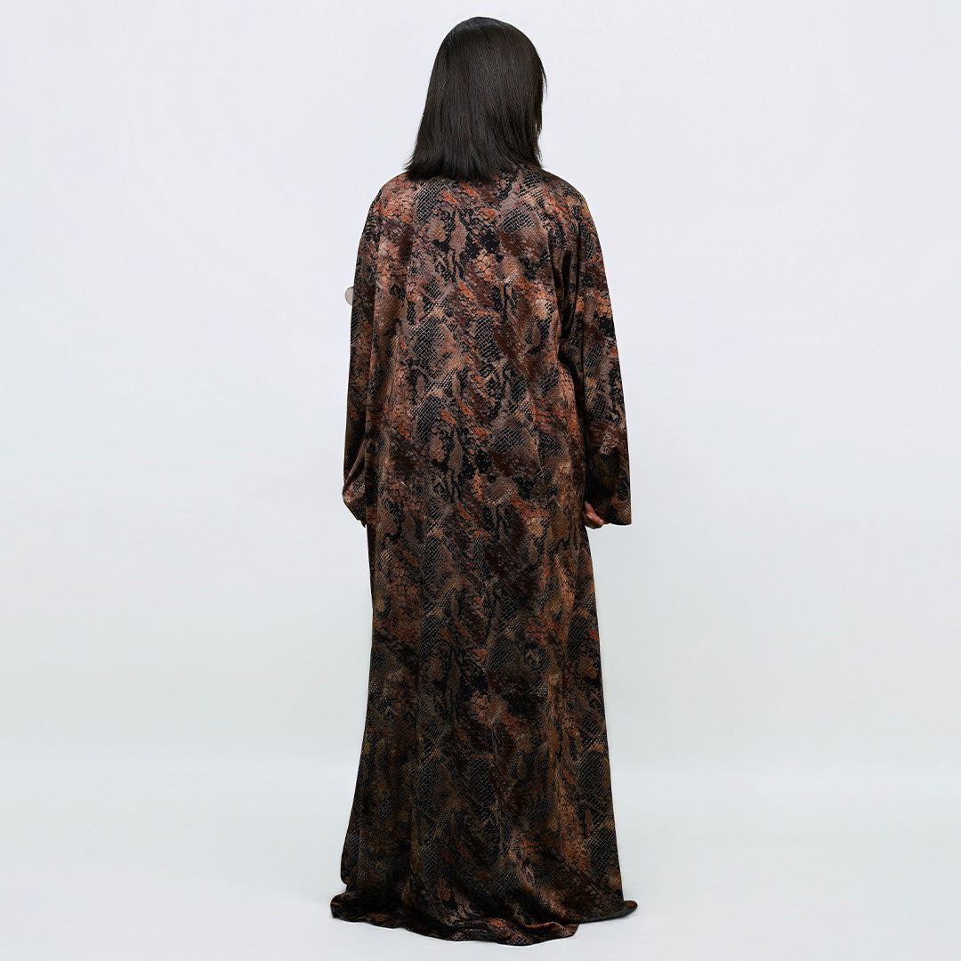 جيرسي ناعم بني و اورانج