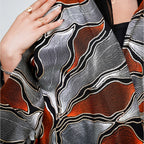 Indian embroidered fabric