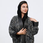 Chanel with black leather