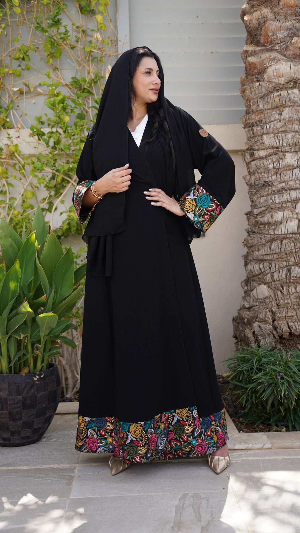 Abaya Moroccan Blossoms