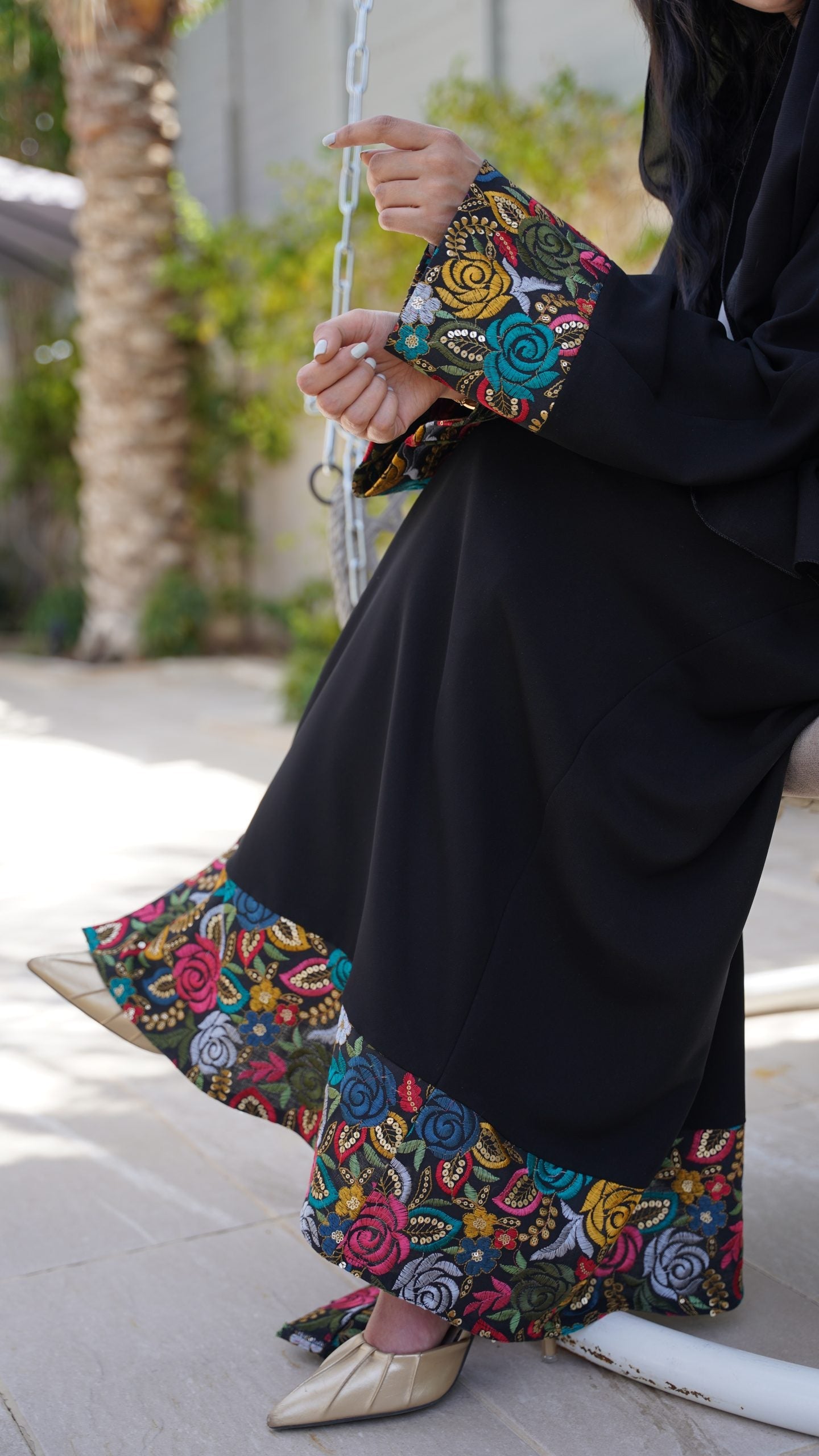 Abaya Moroccan Blossoms