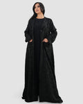 Black jacquard with  inner dress