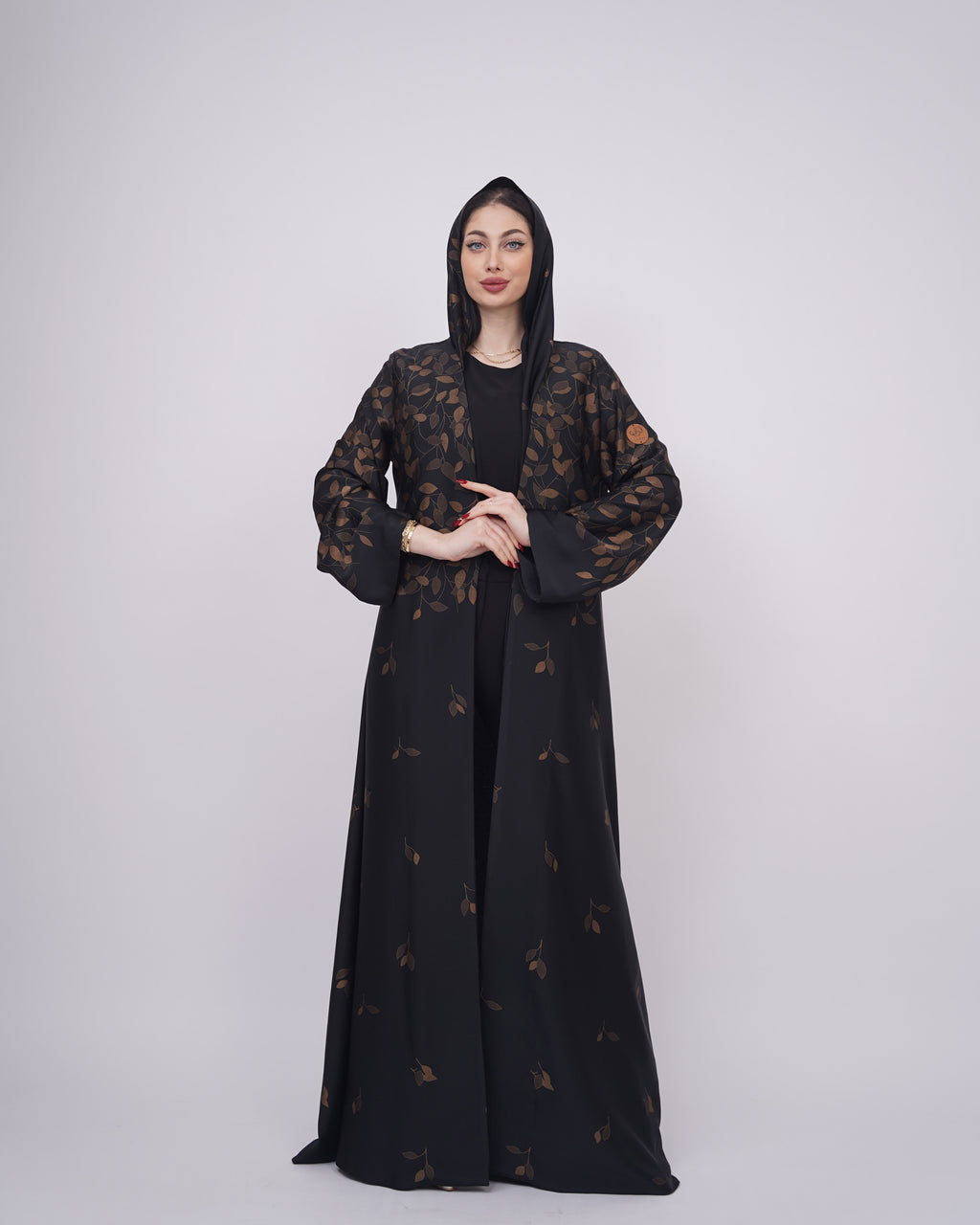 حرير ياباني بورق الشجر البرونزي