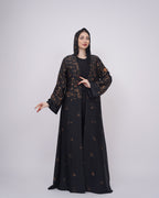 حرير ياباني بورق الشجر البرونزي 