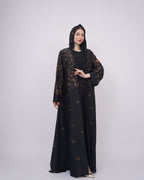 حرير ياباني بورق الشجر البرونزي 