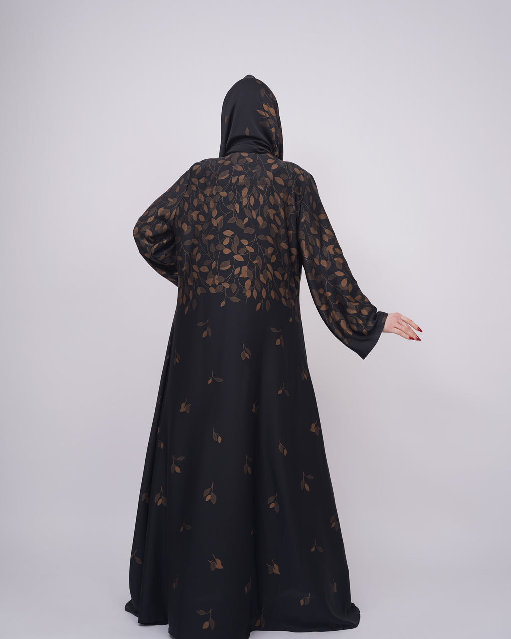 حرير ياباني بورق الشجر البرونزي